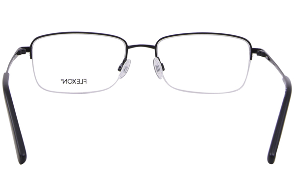  Flexon H6067 Eyeglasses Men's Semi Rim Rectangle Shape 