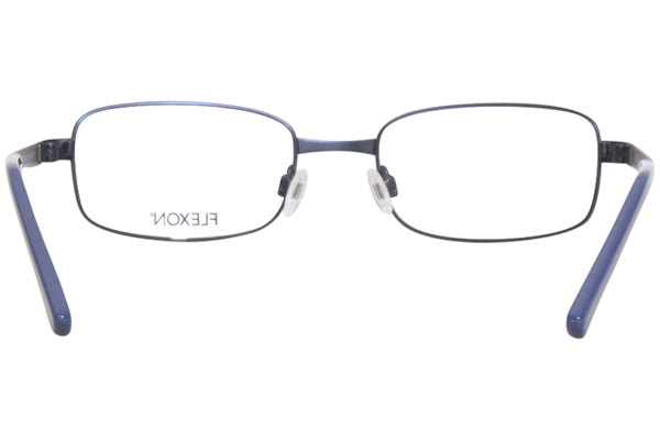  Flexon J4009 Eyeglasses Youth Kids Boy's Full Rim Rectangle Shape 