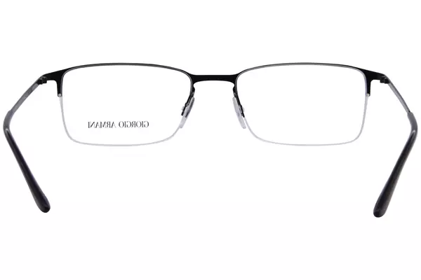 Giorgio Armani AR5010 Eyeglasses Men's Semi Rim Rectangle Shape 