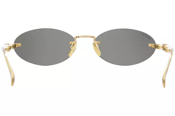  Gucci GG1922S Sunglasses Oval Shape Rimless Style 
