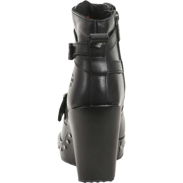  Harley-Davidson Women's Linley Wedge Heel Ankle Boots Shoes 