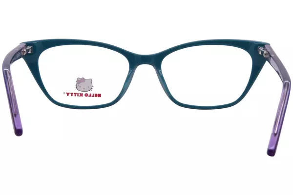  Hello Kitty HK386 Eyeglasses Youth Kids Full Rim Oval Shape 