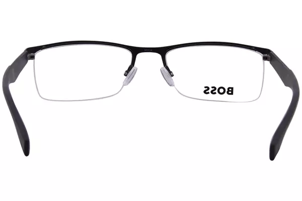  Hugo Boss 1770 Eyeglasses Men's Semi Rim Rectangle Shape 