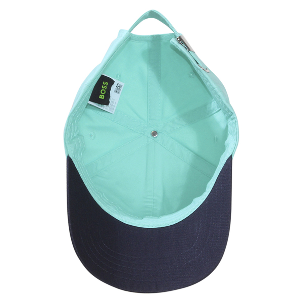 Hugo Boss Green Cap Open Strapback Cap-Bold-Curved Hat(One Size) Mens Baseball