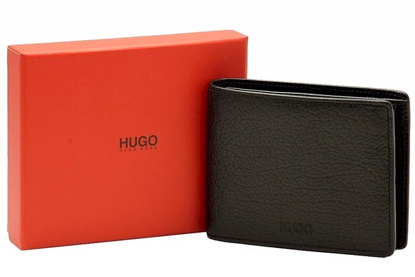  Hugo Boss Men's Egort Leather Bi-Fold Wallet 