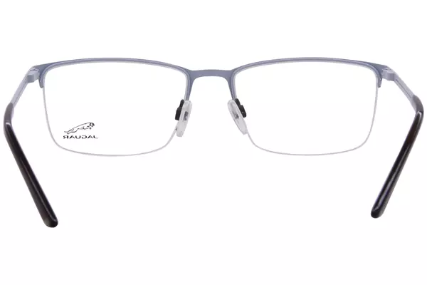  Jaguar 33630 Eyeglasses Men's Semi Rim Rectangle Shape 