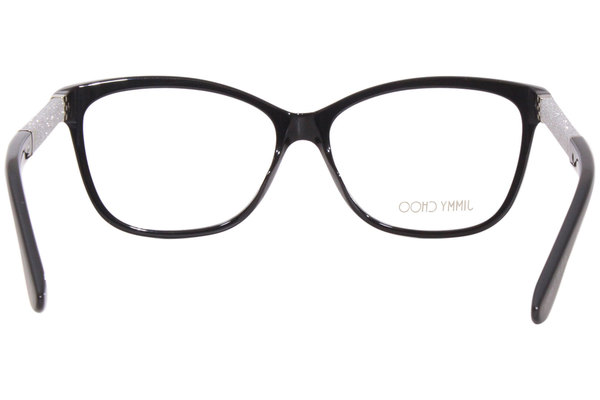  Jimmy Choo JC105 Eyeglasses Women's Full Rim Rectangle Shape 
