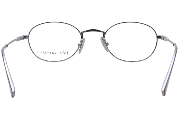  John Varvatos V185 Eyeglasses Men's Full Rim Round Optical Frame 