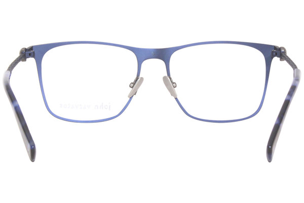  John Varvatos V182 Eyeglasses Men's Full Rim Rectangular Titanium Optical Frame 