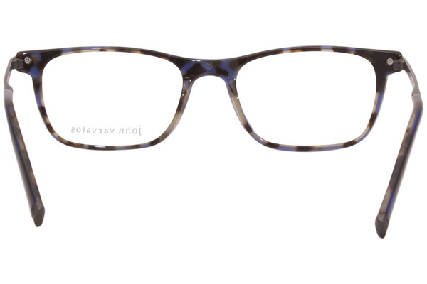  John Varvatos V412 Eyeglasses Men's Full Rim Rectangular Optical Frame 