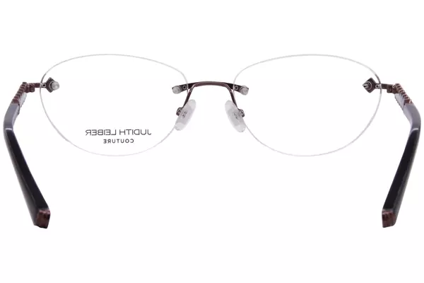  Judith Leiber Couture Ensemble Eyeglasses Women's Rimless Cat Eye 