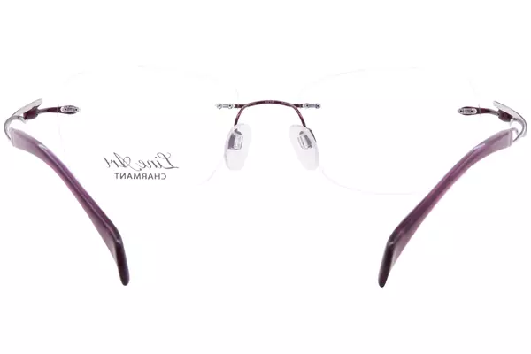  Line Art by Charmant XL2154 Eyeglasses Rimless Titanium Optical Frame 