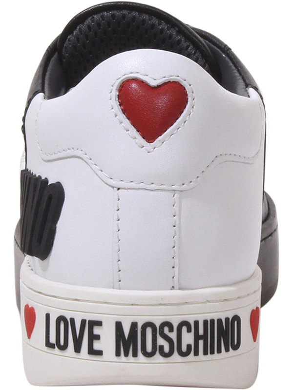  Love Moschino Women's Sneakers Rubberized Logo 