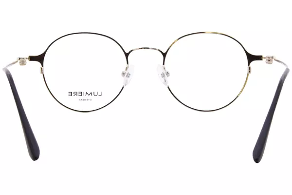 Lumiere 6525 Eyeglasses Men's Full Rim Round Shape 