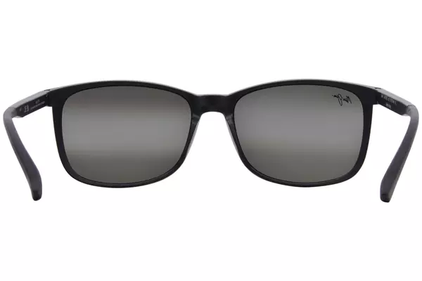  Maui Jim Polarized Hulili 672 Sunglasses Men's Rectangle Shape 