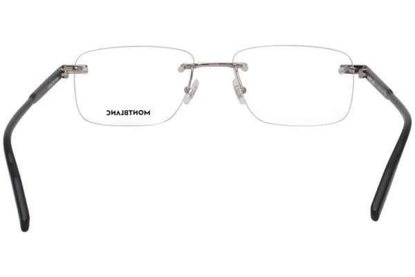  Mont Blanc MB0088O Eyeglasses Men's Rimless Rectangular Optical Frame 
