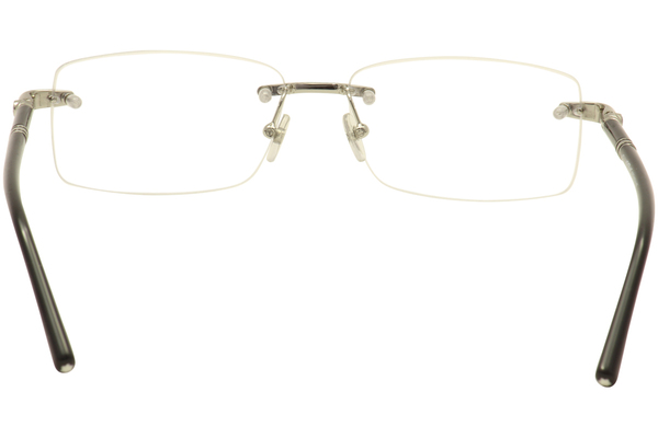  Mont Blanc Men's Eyeglasses MB0476 MB/0476 Rimless Optical Frame 