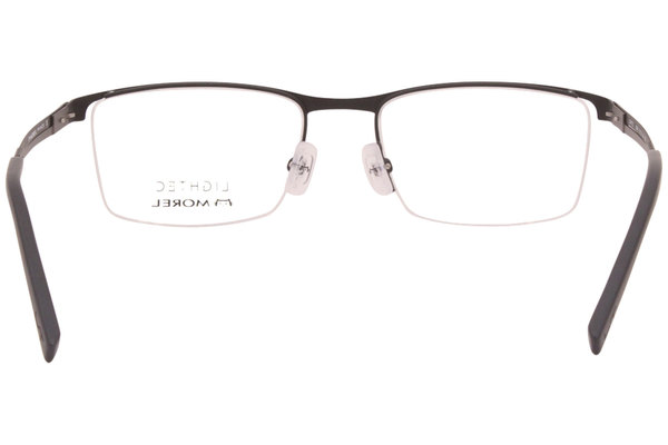  Morel Lightec 30040L Eyeglasses Men's Semi Rim Rectangular Optical Frame 