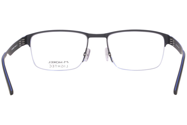  Morel Lightec 30241L Eyeglasses Frame Men's Semi Rim Rectangular 
