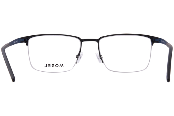  Morel Planck-5 Eyeglasses Men's Semi Rim Rectangle Shape 