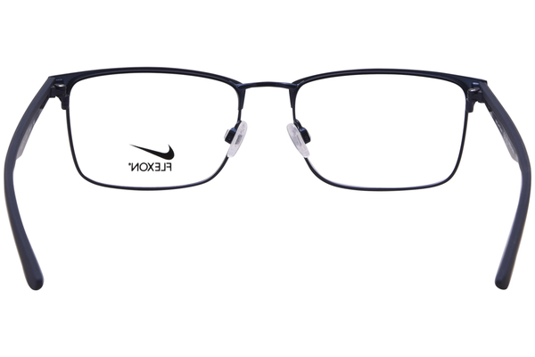  Nike Flexon 4314 Eyeglasses Men's Full Rim Rectangle Shape 