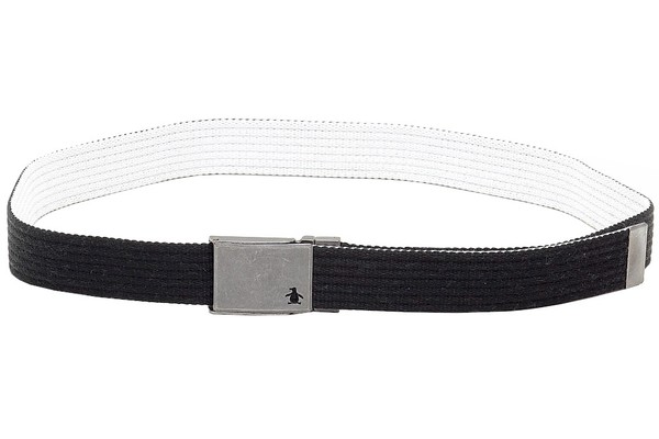  Original Penguin Men's Solid Color Reversible Web Belt Adjustable Up To Size 50 
