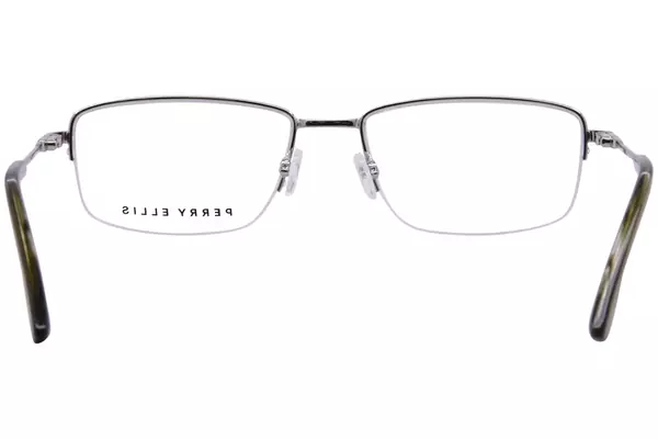  Perry Ellis PE504 Eyeglasses Men's Semi Rim Rectangle Shape 
