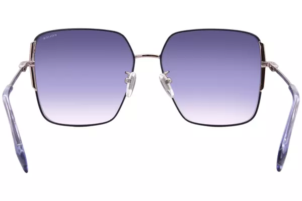 Police SPLF34 Sunglasses Women's Square Shape 