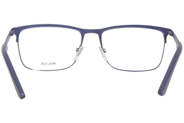  Police VPLA47 Eyeglasses Men's Full Rim Rectangular Optical Frame 
