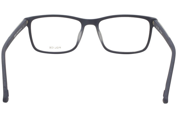  Police Zenith-2 VPL959 Eyeglasses Men's Full Rim Rectangular Optical Frame 