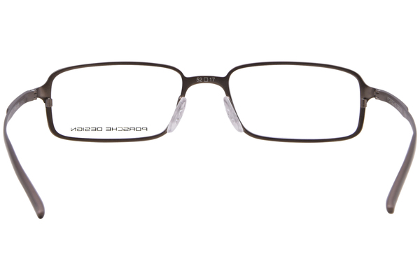  Porsche Men's Eyeglasses P'8185 P8185 Titanium Rectangular Optical Frame 