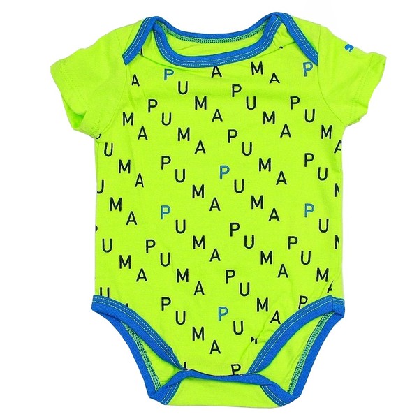  Puma Infant Boy's 5-Pack Short Sleeve Bodysuits 