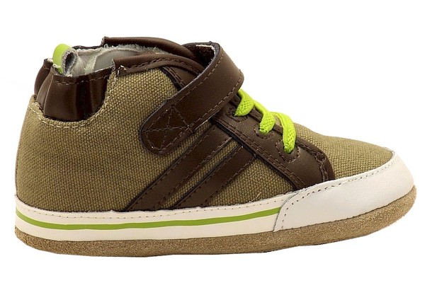  Robeez Mini Shoez Infant Boy's Logan High Top Fashion Sneakers Shoes 