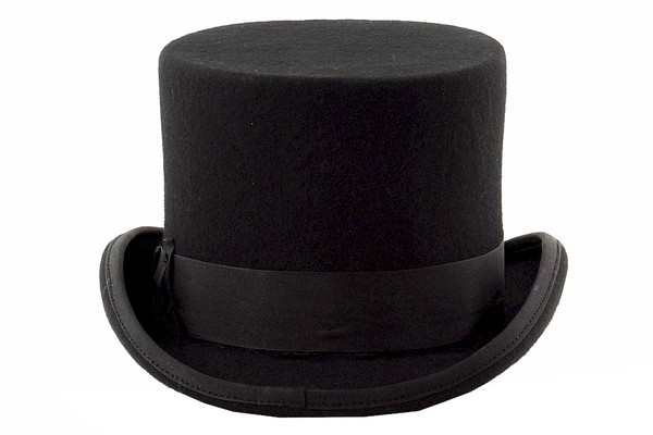  Scala Classico Men's Fashion Wool Felt Top Hat 