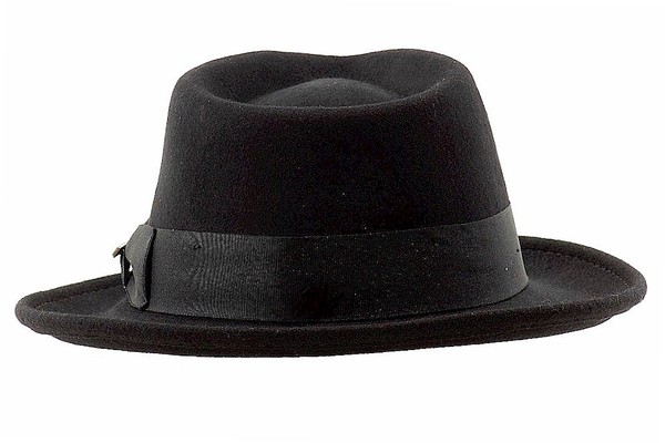  Scala Classico Men's Wool Felt Crushable Fedora Hat 