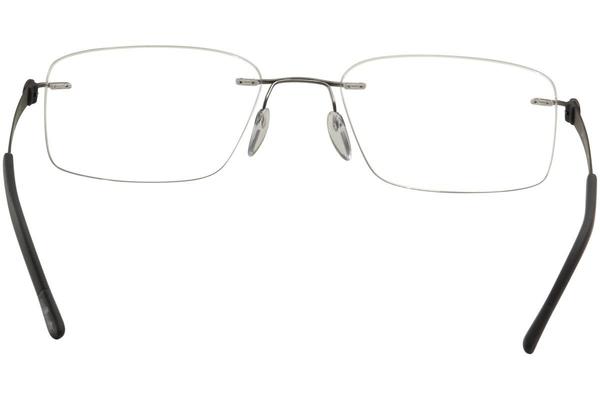  Silhouette Eyeglasses Titan Accent Chassis 5452 Rimless Optical Frame 