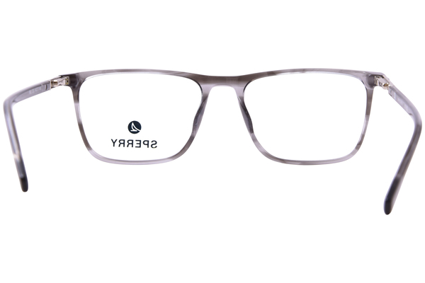  Sperry Rio Eyeglasses Men's Full Rim Rectangle Shape 