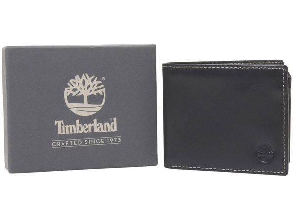  Timberland Men's Cloudy Wallet Genuine Leather Passcase 