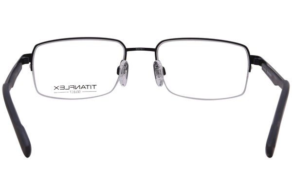  TitanFlex 827083 Eyeglasses Men's Semi Rim Rectangle Shape 