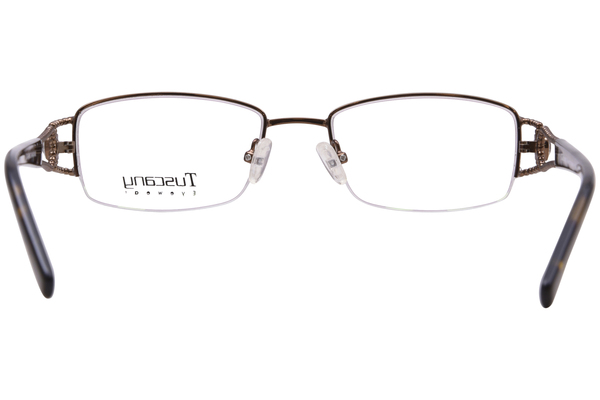  Tuscany Women's Eyeglasses 493 Half Rim Optical Frame 
