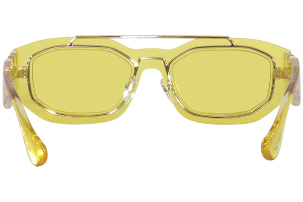  Versace 2235 Sunglasses Rectangular Medusa Logo 