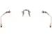 Akoni Juno-One AKX-308 Titanium Eyeglasses Rimless Square Shape