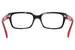 Alexander McQueen AM0345O Eyeglasses Men's Full Rim Rectangle Shape