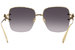 Alexander McQueen AM0371S Sunglasses Women's Square Shape
