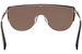 Alexander McQueen AM0457S Sunglasses Men's Shield