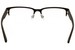 Armani Exchange Men's Eyeglasses AX1014 AX/1014 Half Rim Optical Frame