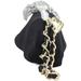 Betsey Johnson Women's Tippee Toe Velvet Ballet Slipper Wristlet Handbag