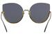 Bottega Veneta Women's Fashion BV0204S BV/0204/S Cat Eye Sunglasses