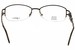 Caviar Women's Eyeglasses M2312 M/2312 Semi Rim Optical Frame