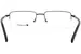 Champion CU Hoyt Eyeglasses Men's Semi Rim Rectangle Shape